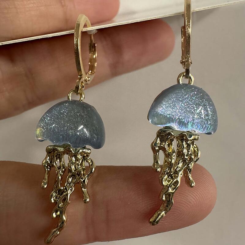 Cute Blue Jellyfish Ocean Pend - Women'S Emo Accessories recension och pris
