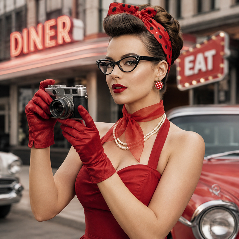 Women 1950S Rockabilly Costume - Women'S Accessories In The 1950S recension och pris