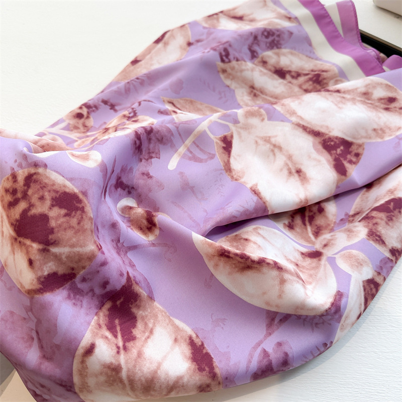 Retro 90cm Printed Large Squar - Silk Scarf Square recension och pris