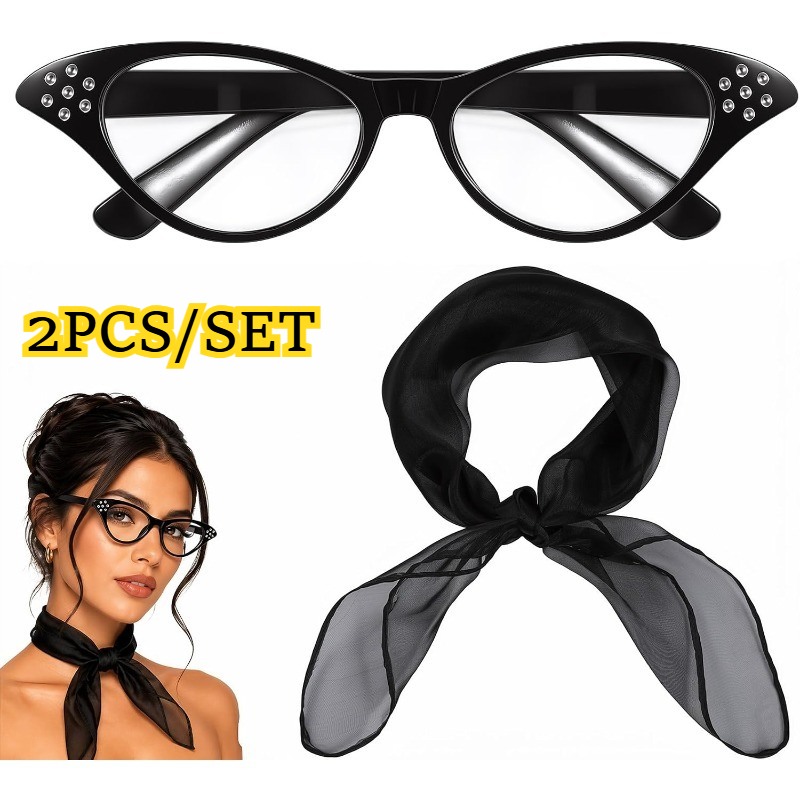 2PCS 50s Accessories for Women - Women'S Accessories In The 1950S recension och pris