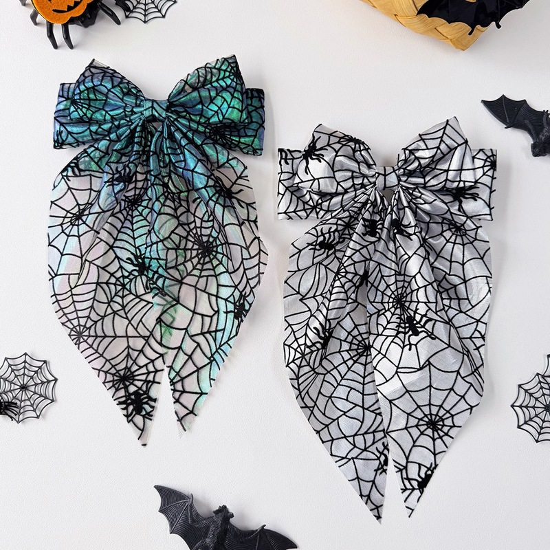 Halloween Spider Web Bow Hair  - Women'S Emo Accessories recension och pris