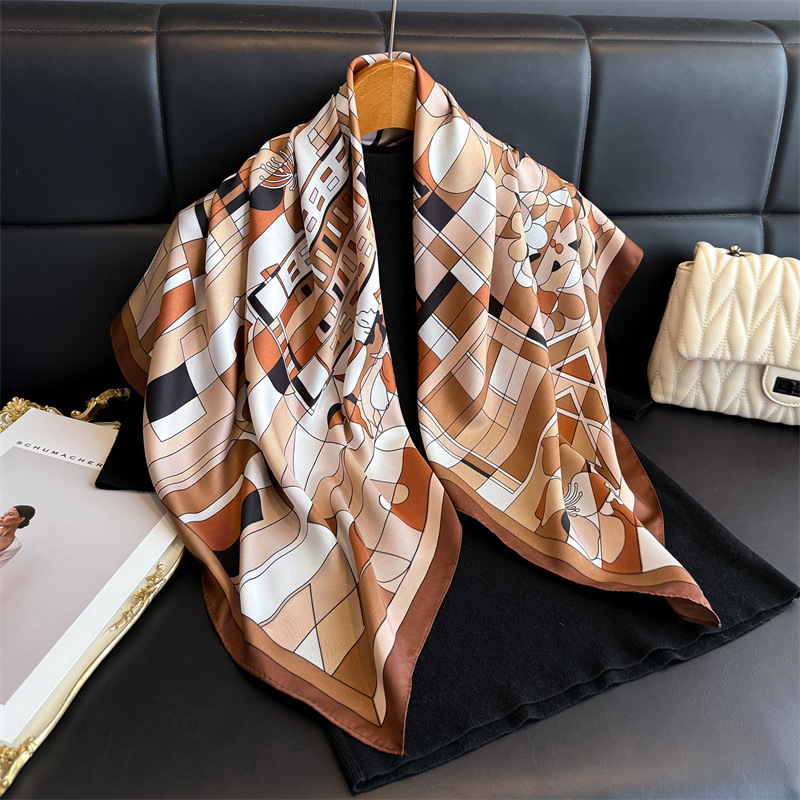 2026 New Square Twill Silk Sca - Silk Scarf Square recension och pris
